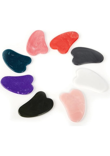 Doğal Yeşim Taşı Gua Sha Masaj Tahtası Gül Kuvars Guasha Plaka Yeşim Yüz Masajı Kazıyıcılar Araçları Yüz Boyun Geri Vücut (Yurt Dışından) fırsatları