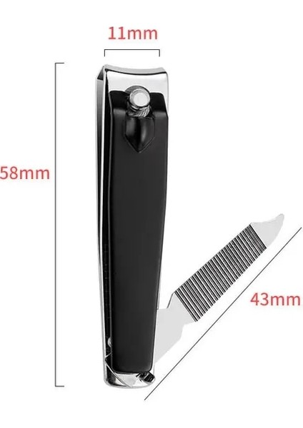 A Style3 Paslanmaz Çelik Tırnak Makası Tırnak Ayak Tırnağı Düzeltici Bakım Aracı Manikür Bıçağı Ayak Tırnaklarını Makas Giyotin Tırnak Kesiciler 2 Stil (Yurt Dışından)