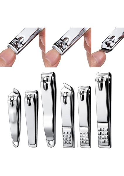 A Style3 Paslanmaz Çelik Tırnak Makası Tırnak Ayak Tırnağı Düzeltici Bakım Aracı Manikür Bıçağı Ayak Tırnaklarını Makas Giyotin Tırnak Kesiciler 2 Stil (Yurt Dışından) modelleri