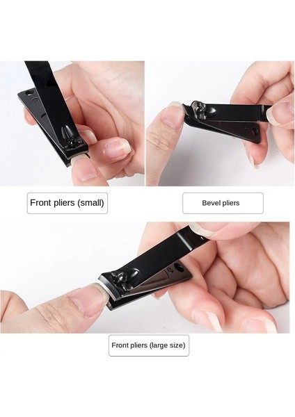 Silver-S Profesyonel Paslanmaz Çelik Tırnak Makası Seyahat Tırnak Kesme Giyotin Makinesi Ayak Tırnağı Makas Pense Pense Pedikür Aracı (Yurt Dışından) indirimleri