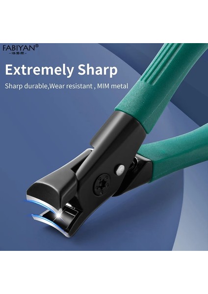 Kalın Tırnaklar Için Mavi Ayak Tırnağı Makası Sıçrama Önleyici Manikür Pedikür Bakım Aletleri Büyük Boy (Yurt Dışından) modelleri