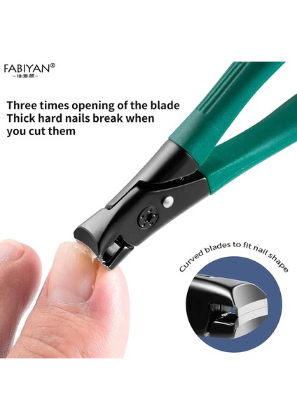 Kalın Tırnaklar Için Mavi Ayak Tırnağı Makası Sıçrama Önleyici Manikür Pedikür Bakım Aletleri Büyük Boy (Yurt Dışından) indirimleri