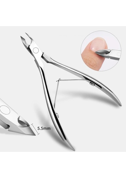 D04 Degrade Altın/gümüş/gökkuşağı Tırnak Tırnak Makası Paslanmaz Çelik Manikür Pedikür Araçları Ölü Cilt Makas Makası Clipper Çok (Yurt Dışından) indirimleri