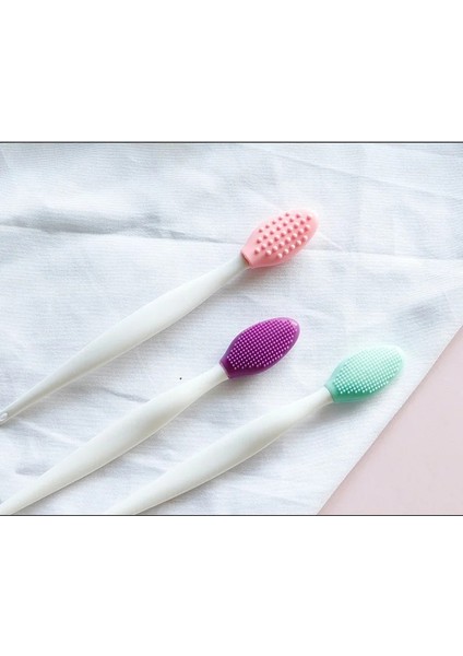 Pembe Güzellik Cilt Bakımı Yıkama Yüz Silikon Fırça Peeling Burun Temizleyici Siyah Nokta Temizleme Fırçası Aracı Leke Yüz Fırçalama Masajı (Yurt Dışından)