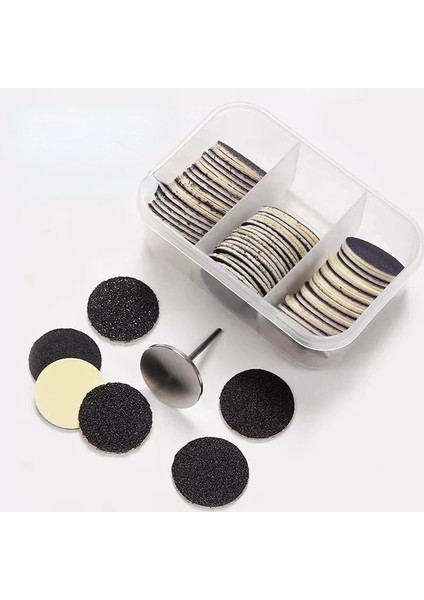 15MM 15/25MM Değiştirilebilir Zımpara Kağıdı Metal Disk Mili Pedikür Aracı Ayak Ölü Cilt Sökücü Ayak Bakımı Salon Manikür Araçları (Yurt Dışından) fiyatları