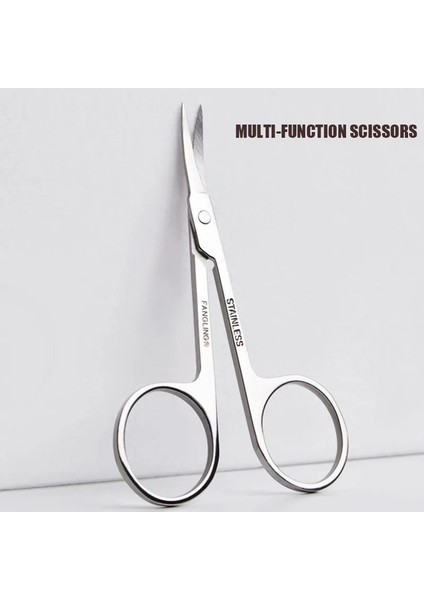 JD0255 Tırnak Kesici Paslanmaz Çelik Kaş Düzeltici Küçük Makas Profesyonel Manikür Dikiş Çivi Araçları Manikür Yağı Pedikür Için (Yurt Dışından) fiyatları