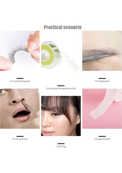 JD0255 Tırnak Kesici Paslanmaz Çelik Kaş Düzeltici Küçük Makas Profesyonel Manikür Dikiş Çivi Araçları Manikür Yağı Pedikür Için (Yurt Dışından) fırsatları