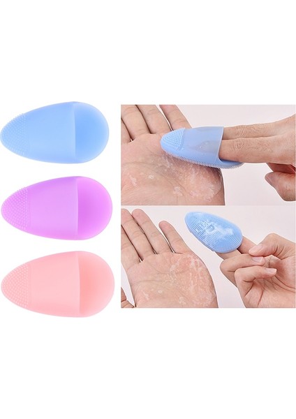 Mor Masaj Yüz Temizleme Fırçası Peeling Siyah Nokta Yüz Temiz Silikon Fırça Mini Masaj Su Geçirmez Yüz Temizleme Aracı (Yurt Dışından)