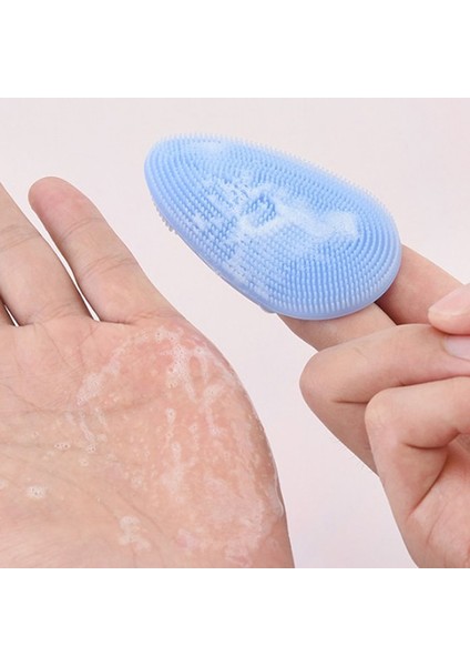 Mor Masaj Yüz Temizleme Fırçası Peeling Siyah Nokta Yüz Temiz Silikon Fırça Mini Masaj Su Geçirmez Yüz Temizleme Aracı (Yurt Dışından)