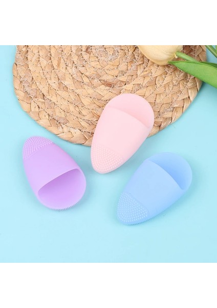 Mor Masaj Yüz Temizleme Fırçası Peeling Siyah Nokta Yüz Temiz Silikon Fırça Mini Masaj Su Geçirmez Yüz Temizleme Aracı (Yurt Dışından)