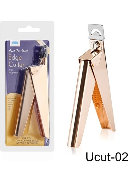 Ucut-02 Nail Art Clipper U Kesim Makas Profesyonel Özel Tip Yanlış Ipuçları Kenar Clipper Manikür Renkli Paslanmaz Çelik Nail Art Aracı (Yurt Dışından)