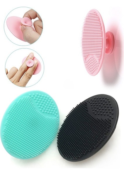 Turuncu Silikon Temizleme Pedi Peeling Fırçası Kaldırma Yüz Cilt Fırçalama Vantuz Bebek Yüz Yıkama Fırçaları Masaj Yüz Cilt Bakımı Araçları (Yurt Dışından)