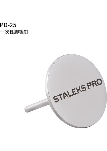 Pd-25 Staleks Paslanmaz Çelik Zımpara Kağıdı Disk Yuvarlak Metal Disk Tırnak Matkap Uçları Aksesuarları Ayak Peg Ayak Dosya Cilalı Aletler (Yurt Dışından)