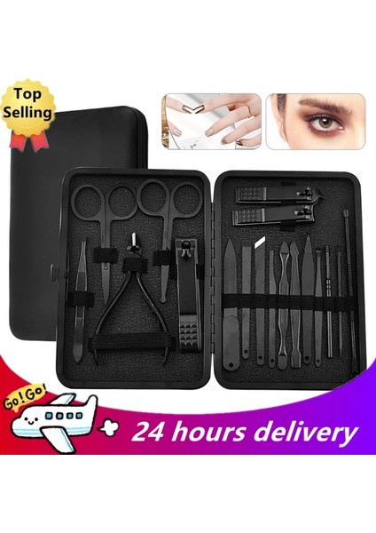 18 Adet Yeni 18 Adet Manikür Kesiciler Tırnak Makası Seti Ev Paslanmaz Çelik Kulak Kaşık Tırnak Makası Pedikür Tırnak Makası 2022 Aracı (Yurt Dışından) fiyatları