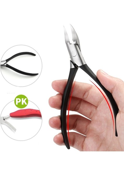 Gümüş Batık Tırnak Makası Ayak Tırnağı Kesici Paslanmaz Çelik Pedikür Araçları Kalın Ayak Tırnak Düzeltme Tırnak Oluklarına Derin (Yurt Dışından) indirimleri