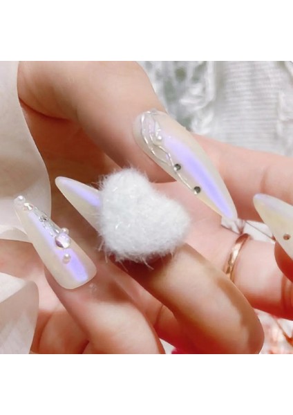 Gri 3 Adet/takım Tırnak Dekor Nefis Hafif Güzellik Için Cilt Dostu Tırnak Süsleme Tırnak Dekor (Yurt Dışından) modelleri