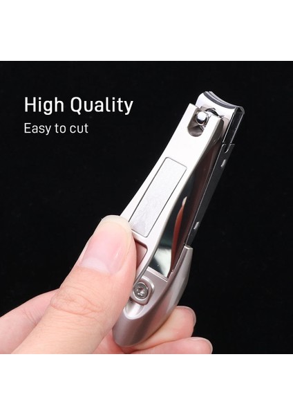 A03B Koyu Kahverengi Paslanmaz Çelik Tırnak Makası Tırnak Makası Kesici Anti Sıçrama Meslek Düzeltici Makinesi Manikür Pedikür Araçları CH1557-1 (Yurt Dışından) fırsatları