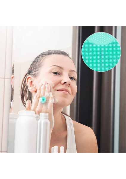 Pembe Bir Set Silikon Yüz Temizleme Fırçaları Yumuşak Saç Yüz Masajı Yıkama Yüz Fırçası Peeling Burun Temiz Siyah Nokta Kaldırma Fırçası (Yurt Dışından)