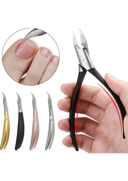 Beyaz Paslanmaz Çelik Tırnak Makası Giyotin Paronişi Geliştirilmiş Batık Pedikür Bakımı Profesyonel Kesici Makası Araçları Ayak Ayak Tırnağı (Yurt Dışından) fiyatları