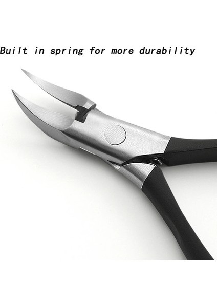 Beyaz Paslanmaz Çelik Tırnak Makası Giyotin Paronişi Geliştirilmiş Batık Pedikür Bakımı Profesyonel Kesici Makası Araçları Ayak Ayak Tırnağı (Yurt Dışından) fırsatları