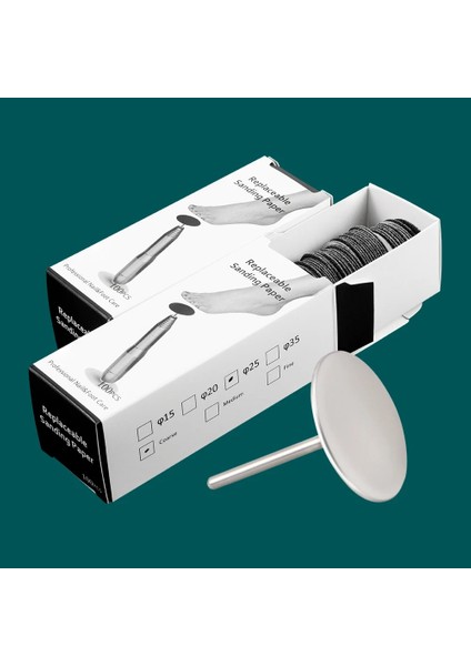 1 Adet Mil Ayak Ölü Cilt Sökücü Ayak Törpü Zımpara Kağıdı Disk Nozulları Pedikür Araçları Değiştirilebilir Zımpara Pedikür Aracı (Yurt Dışından)