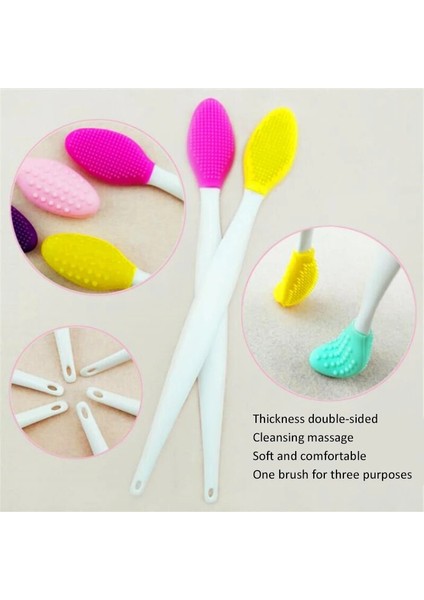 01 1 Pc Silikon Burun Temiz Fırça Peeling Gözenek Güzellik Yüz Fırça Cilt Bakımı Masaj Aracı Derin Temiz Akne Siyah Nokta Kaldırmak (Yurt Dışından)