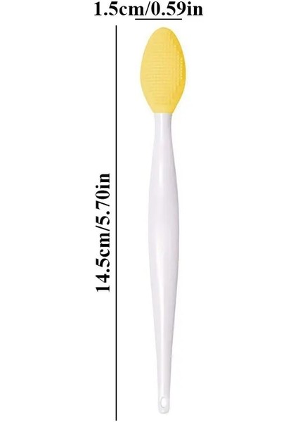 B-01 Çift Taraflı Silikon Yüz Temizleme Fırçası Yumuşak Saç Yüz Masajı Yıkama Fırçası Siyah Nokta Çıkarıcı Taşınabilir Cilt Bakımı Aracı Yeni (Yurt Dışından) fırsatları