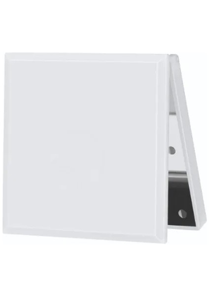 Beyaz 7x7 cm Kadın Küçük Vanity Makyaj Aynaları LED Işık ile El Katlanabilir Çift Taraflı Kompakt Cep El Kozmetik Ayna Güzellik Araçları (Yurt Dışından)