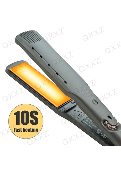 Siyah Au Qxxz 2023 Yenı Profesyonel Demir Buharlı Düzleştirici Rulo Rotasyon Sıcaklık Ayarı Hızlı Isıtma Saç Şekillendirici Aracı (Yurt Dışından) modelleri