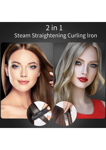 Kutusu ile Ab Saç Buharlı Düzleştirici Seramik Buhar Düzleştirici Buhar Plakası Islak/kuru Saç Demir Vapur Şekillendirici Aracı Saç Şekillendirici Aksesuarları (Yurt Dışından) modelleri