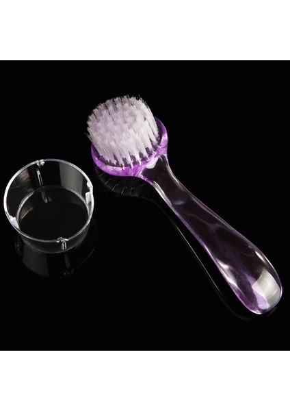 Pl 1 Adet Yuvarlak Kafa Manikür Plastik Toz Temizleme Fırçası Makyaj Yıkama Fırçası Manikür Pedikür Manikür Manikür Araçları (Yurt Dışından) fırsatları