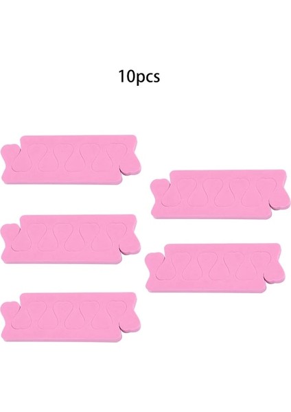 Pembe 10 Adet Pedikür Bacaklar Aksesuarları Tırnak Sanat Sünger Ayak Ayırıcı Ayırıcı Parmaklar Ayak Ayak Parmakları Arasında Çivi Parmak Tasarımı (Yurt Dışından)