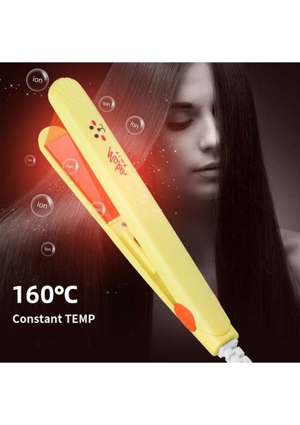 Dalga Tarzı Mavi Ab Sonofly Mini Taşınabilir Saç Düzleştirici Elektrikli Curling Demir 2 In 1 Kadın Seramik Kuaförlük Aracı Seyahat Ev Kullanımı Için JF-370 (Yurt Dışından) modelleri