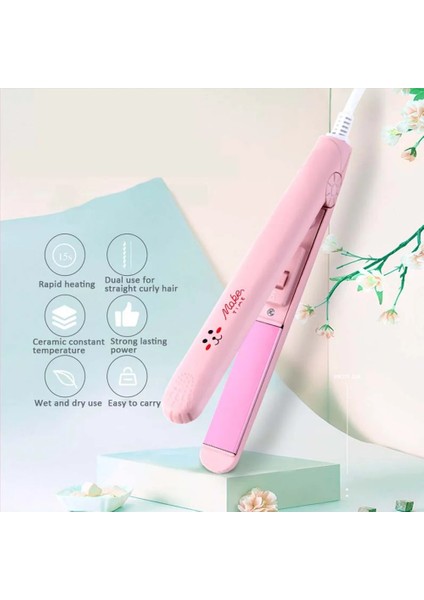 Dalga Tarzı Mavi Ab Sonofly Mini Taşınabilir Saç Düzleştirici Elektrikli Curling Demir 2 In 1 Kadın Seramik Kuaförlük Aracı Seyahat Ev Kullanımı Için JF-370 (Yurt Dışından) fırsatları