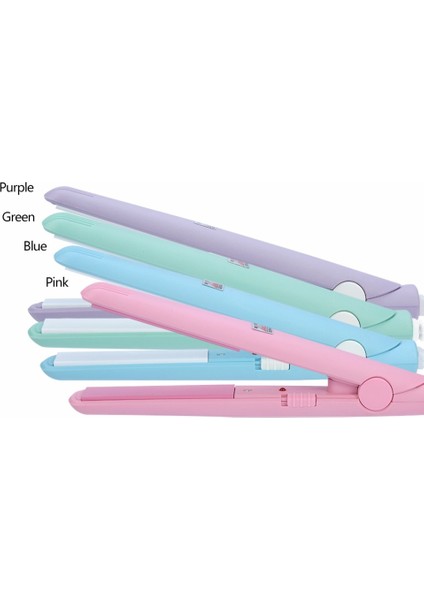 Mavi Elektronik Seramik Hızlı Saç Düzleştirici Taşınabilir Mini Saç Düzleştirici Islak/kurutucu Doğrultma Ütüler Profesyonel (Yurt Dışından) fiyatları