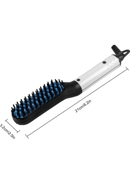 Tip 2 Ingıltere Escova Alisadora Erkekler Sakal Düzleştirici Saç Düzleştirme Fırçası Elektrikli Hızlı Isıtma Düzleştirici Tarak Saç Şekillendirici Araçları (Yurt Dışından) indirimleri