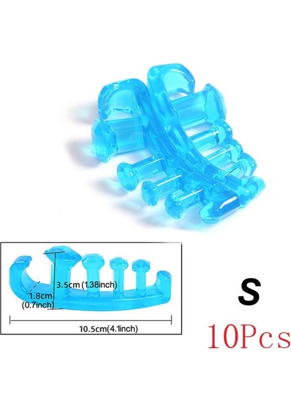 10 Adet-S 10/20 Adet Ayak Ayırıcı Kemik Düzeltici Yumuşak Silikon Parmak Uçları Pedikür Aracı Profesyonel Ayak Jel Düzleştirici Bunyon Düzeltici (Yurt Dışından)