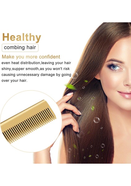 Kutusu ile Ab Profesyonel Saç Düzleştirici Düz Ütüler Isıtma Sıcak Tarak Elektrikli Saç Şekillendirici Tarak Kıvırma ve Düzleştirme Islak Kuru Kullanım (Yurt Dışından) fırsatları