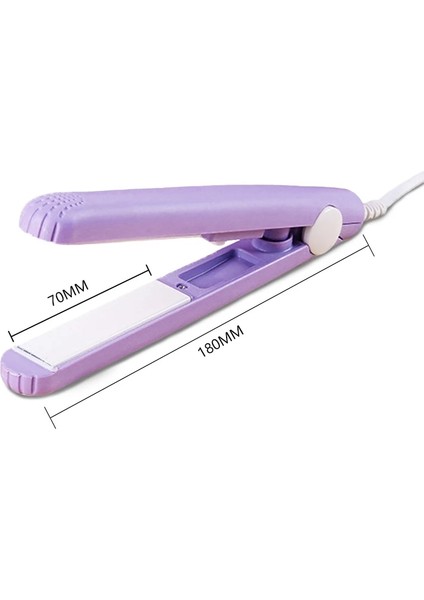 Pembe Bize Mini Saç Düzleştirici Düzleştirici Seramik Saç Düzleştirici Kuru ve Islak Termostatik Elektrikli Saç Maşası Moda Şekillendirici Araçları (Yurt Dışından) indirimleri