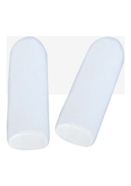 Beyaz 2 Adet Parmak Koruyucuları Parmak Ayırıcı Sürtünme Önleyici Parmak Kapağı Koruyucuları Silikon Tüp Bandaj Kollu Nefes Alabilen Kaymaz (Yurt Dışından)