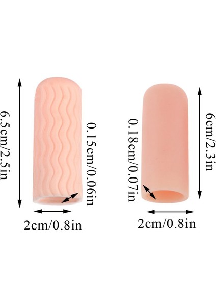 Beyaz 2 Adet Parmak Koruyucuları Parmak Ayırıcı Sürtünme Önleyici Parmak Kapağı Koruyucuları Silikon Tüp Bandaj Kollu Nefes Alabilen Kaymaz (Yurt Dışından) modelleri