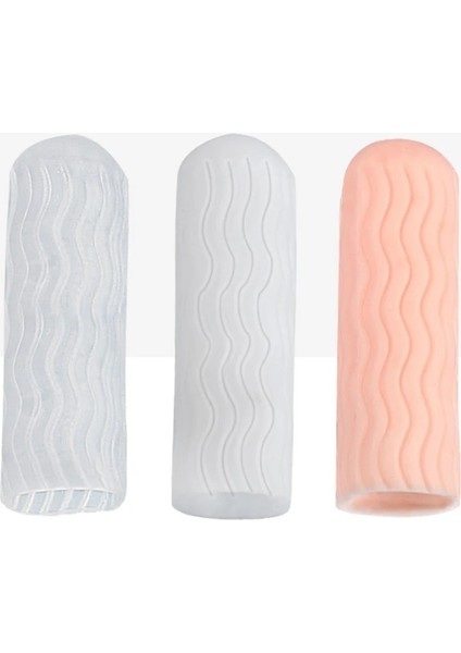Beyaz 2 Adet Parmak Koruyucuları Parmak Ayırıcı Sürtünme Önleyici Parmak Kapağı Koruyucuları Silikon Tüp Bandaj Kollu Nefes Alabilen Kaymaz (Yurt Dışından) indirimleri