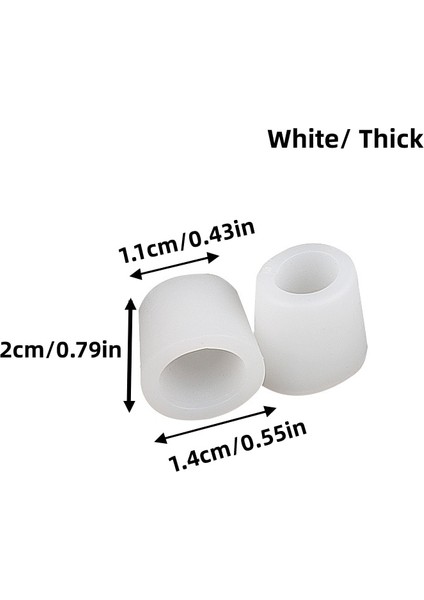 1.8 cm x 1.2 cm 2 Adet Kuyruk Parmak Silikon Jel Ayak Tüpü Koruma Kılıfı Mısır Kabarcıklar Bunyon Düzeltici Düzleştirici Koruyucu Ayak Bakımı Araçları (Yurt Dışından)
