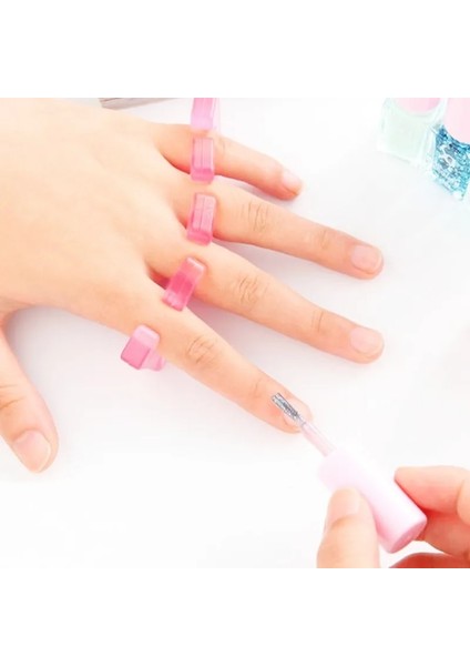 Pembe 2 Adet/grup Yumuşak Silikon Parmak Ayak Ayırıcı Ayak Bakımı Tırnak Araçları Manikür Pedikür Ayak Parantez Destek Yardımcısı Lehçe Manikür (Yurt Dışından)