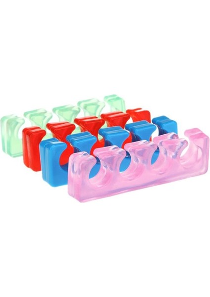 Pembe 2 Adet/grup Yumuşak Silikon Parmak Ayak Ayırıcı Ayak Bakımı Tırnak Araçları Manikür Pedikür Ayak Parantez Destek Yardımcısı Lehçe Manikür (Yurt Dışından)