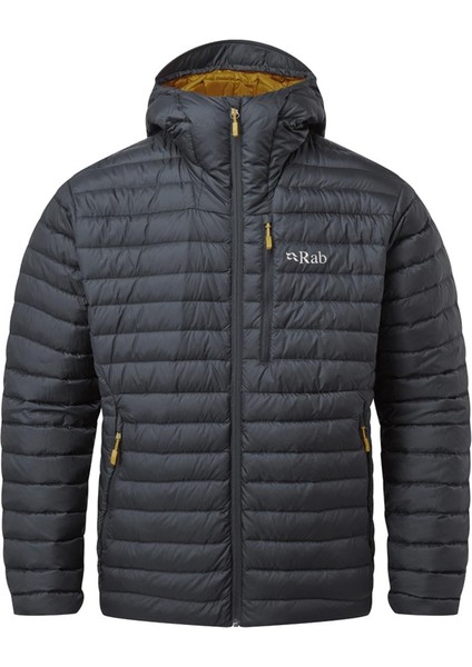 Microlight Alpine Kaz Tüyü Kapüşonlu Erkek Ceket