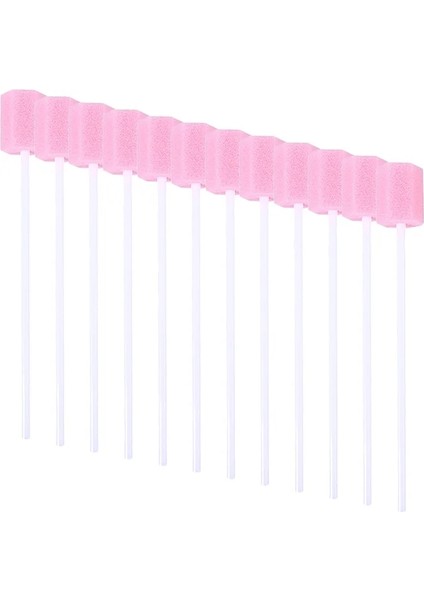 Pembe 80 Adet Oral Swablar Temizleme Süngeri Diş Malzemeleri Ağız Swablar Kürdan Ağız Tek Kullanımlık Bakım (Yurt Dışından)