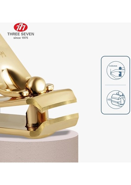 608 Üç YEDİ/777 Orta Boy Tırnak Makası Düzelticiler 14K Altın Kaplama El Pedikür Bakımı Profesyonel Tırnak Aletleri Nefis Hediyeler (Yurt Dışından) fırsatları