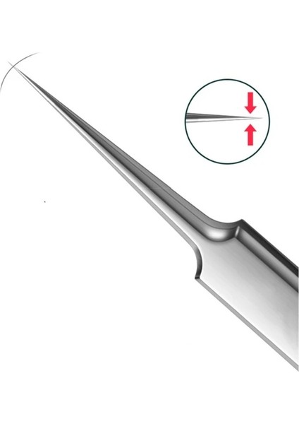 4 Adet Alman Ultra-Ince No. 5 Hücre Sivilce Siyah Nokta Klip Cımbız Güzellik Yüz Sağlık Salonu Özel Siyah Nokta Çıkarıcı Akne Iğne Aracı (Yurt Dışından)