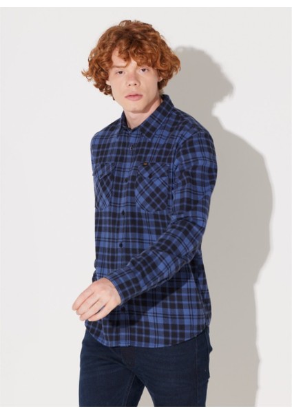 Erkek Siyah Klasik Yaka Gömlek modelleri